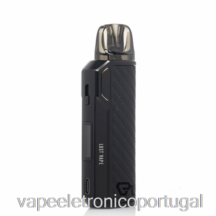 Vape Eletrônico Perdido Vape Thelema Elite 40 Pod Kit Preto Carbono